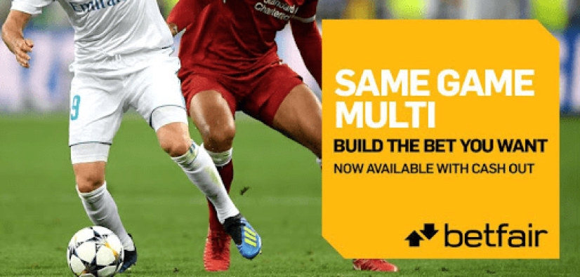 Betfair same game multi banner